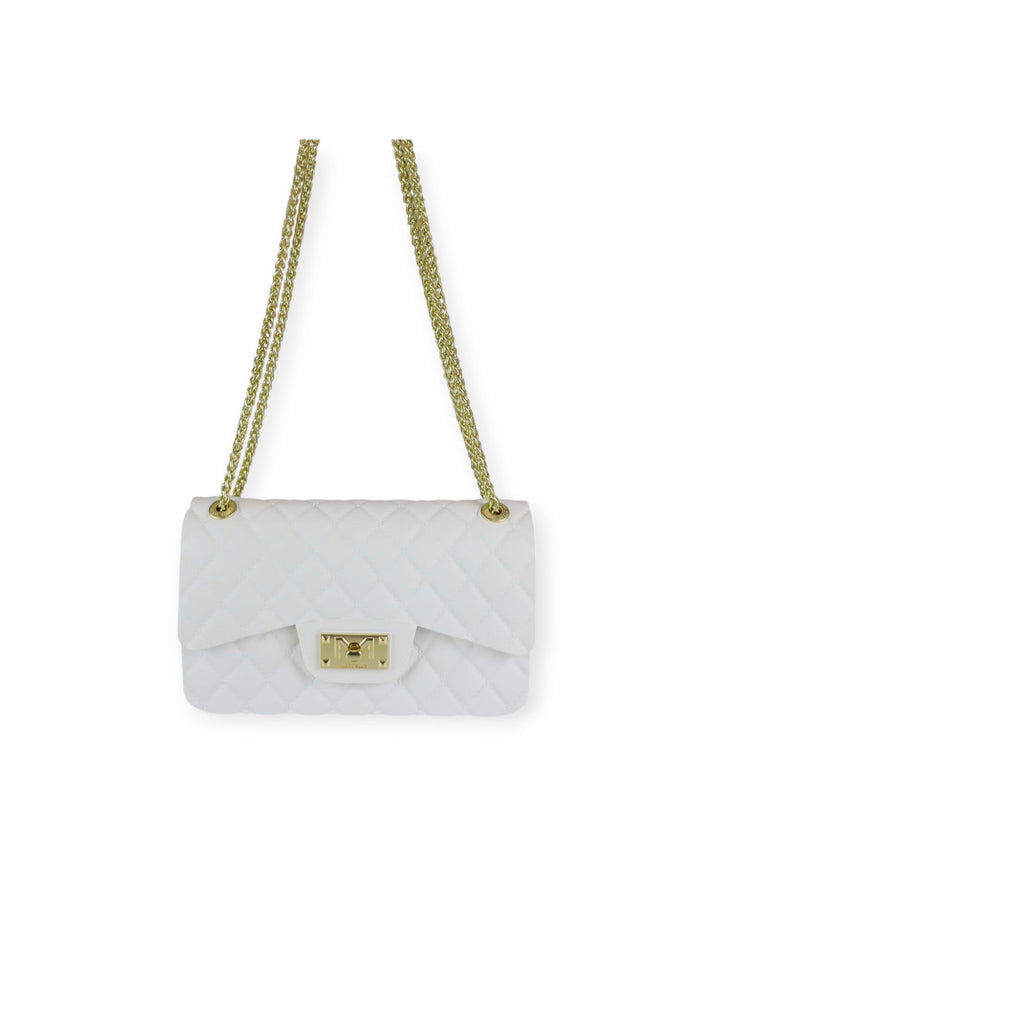 BORSA A TRACOLLA FALCON MID BIANCA