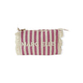 POCHETTE BUBY ROSA A RIGHE