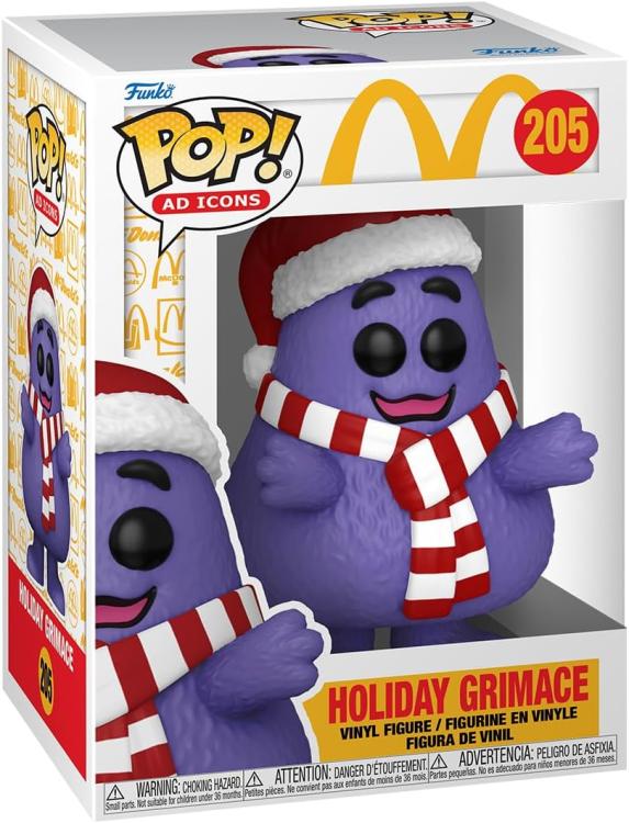 Funko Pop ! Ad Icons Mcdonalds - (205) Holiday Grimace Vinyl Figure 9Cm