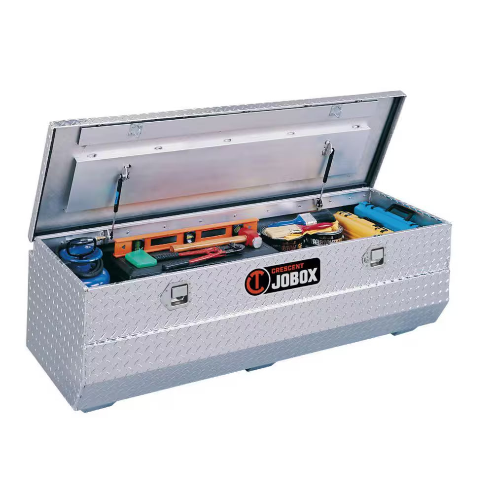Chest Truck Tool Box in Diamond Plate Aluminum 59-1/2 In. Full Size