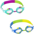 BESTWAY OCCHIALINI DA NUOTO PER BAMBINI HYDRO-SWIM SUMMER SWIRL 3+ ANNI 21099