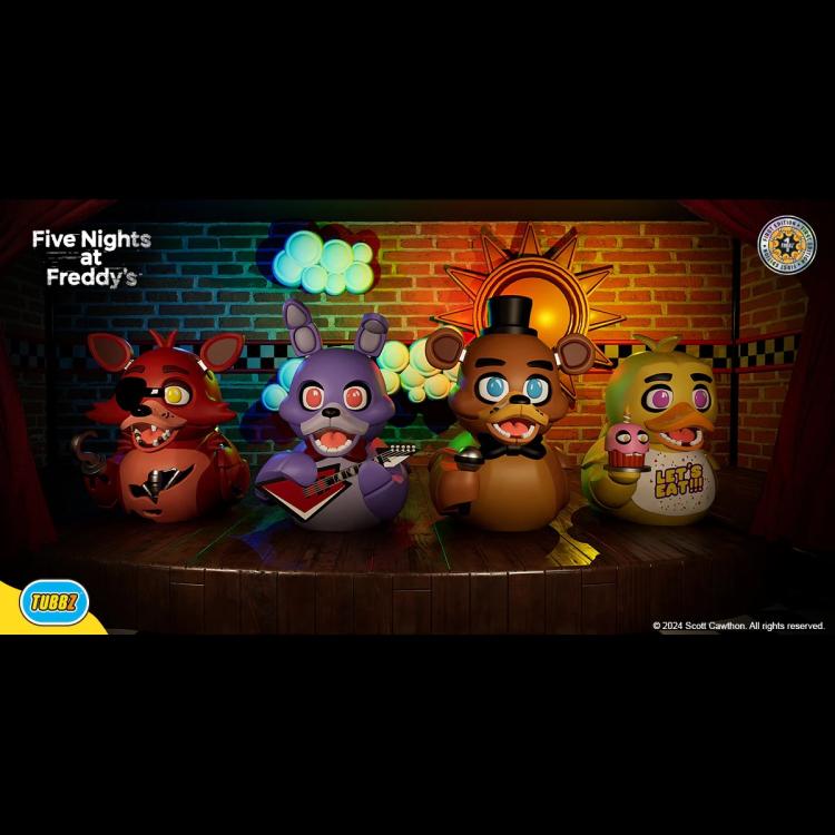 Tubbz Five Night At Freddys. (1St Ed.) "Chica" Figure Paperella Fnaf Duck 9Cm