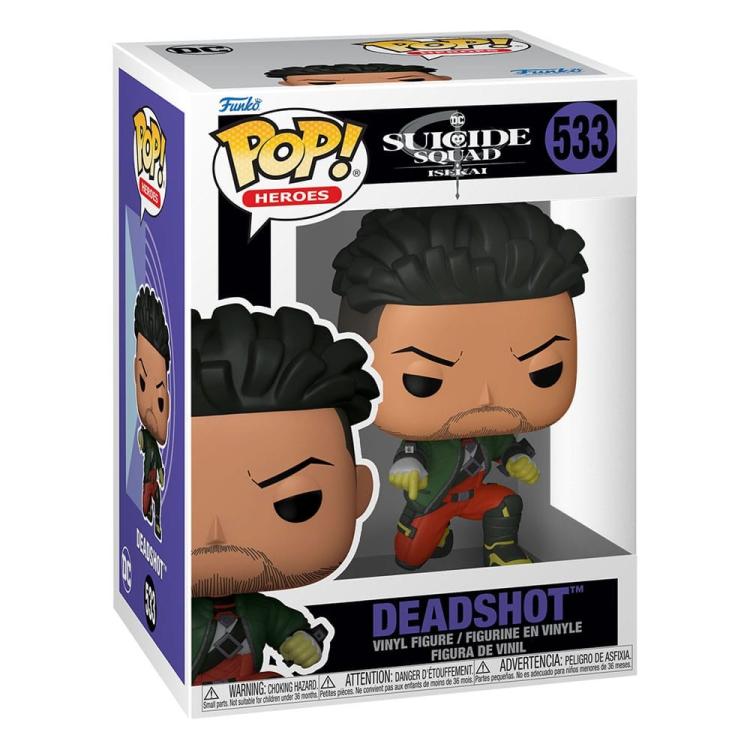 Funko Pop ! Heroes - Suicide Squad Isekai (533) Deadshot Vinyl Figure 9Cm Statua