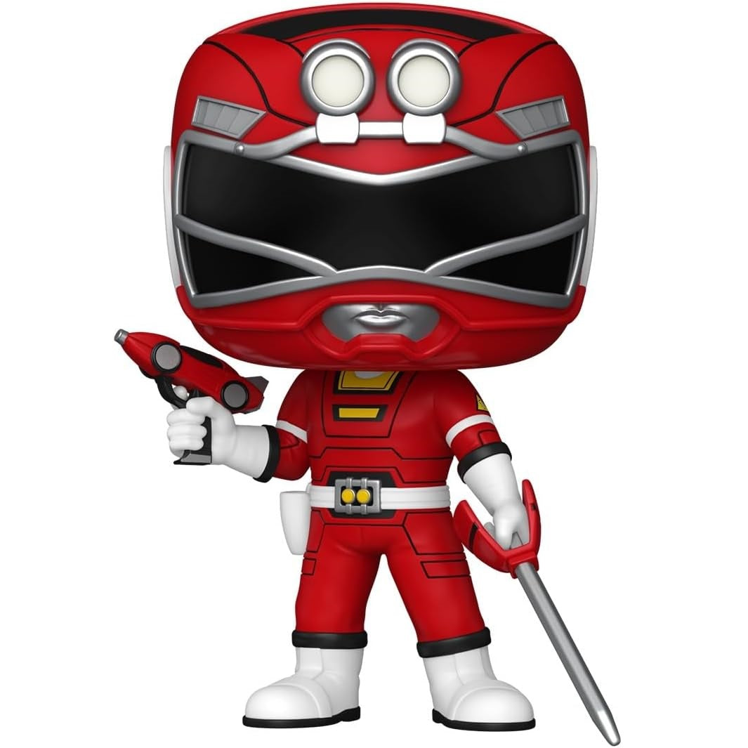 Funko Pop ! TV - Power Rangers (1713) Red Turbo Ranger Figure 9cm