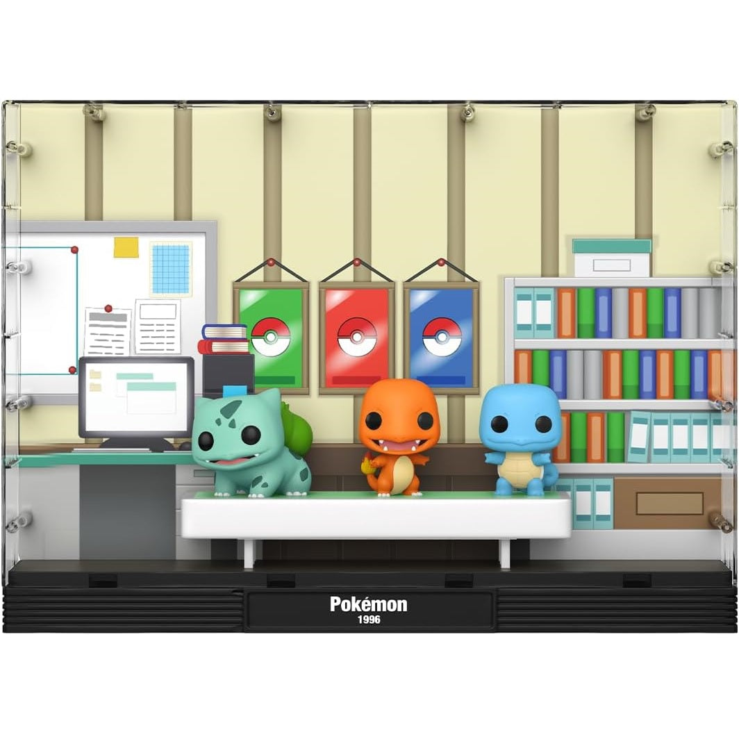 Funko Pop ! Moments Deluxe Pokemon - (01) Bulbasaur Charmander Squirtle Figure