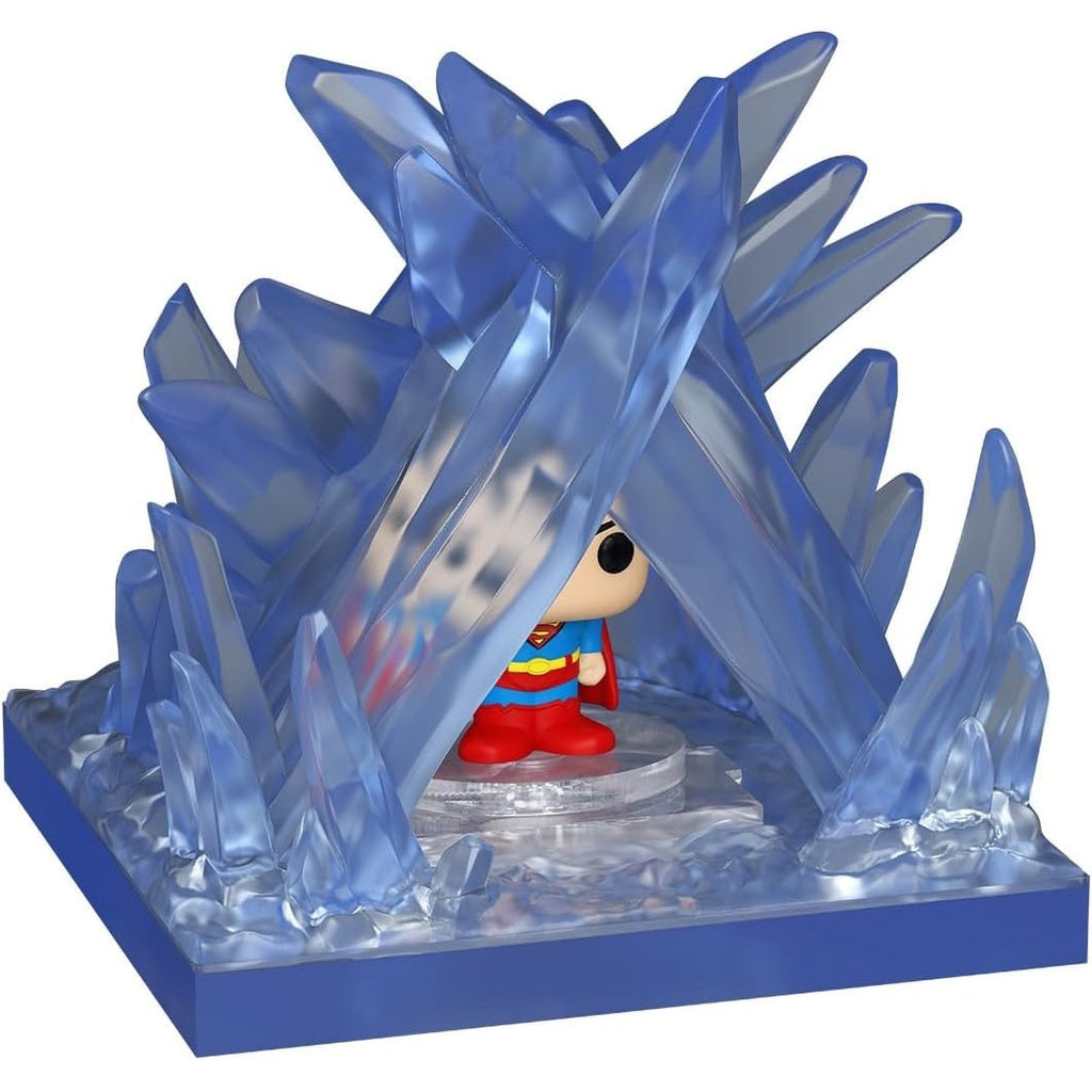 Funko Bitty Pop ! Town - Superman And The Fortress Of Solitude Nuovo Collezione