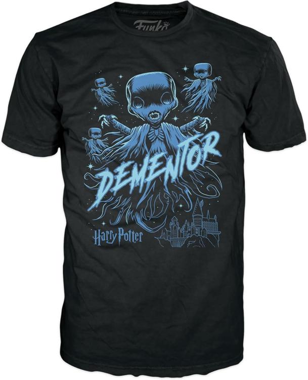 Funko Pop!+Tees Harry Potter Statuetta Dementor (Glows In The Dark) - T-Shirt S
