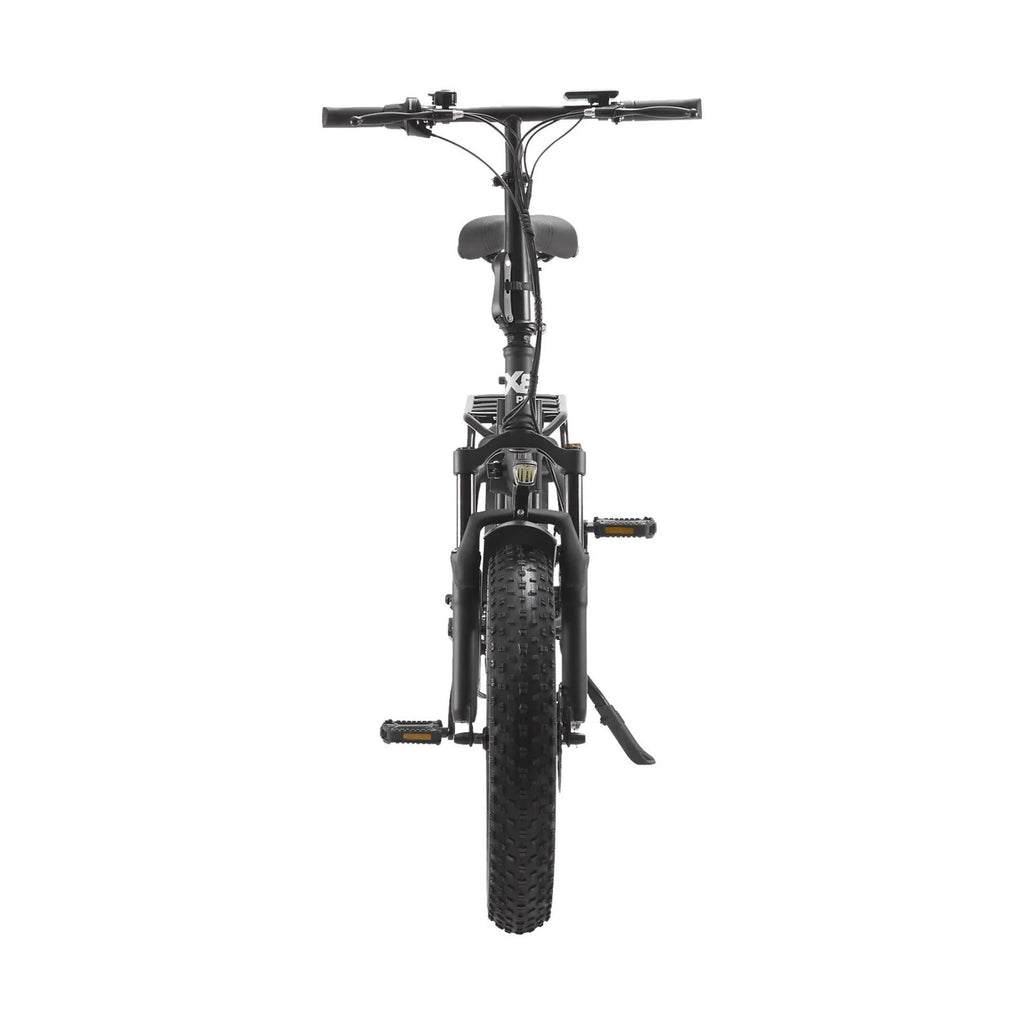 Nilox Bici Elettrica X8 Pro Bicicletta Pieghevole 250W Fat Scooter 36V Led Nera