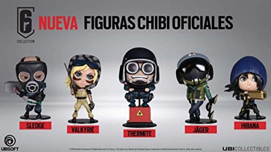 Rainbow Six - Jager - Action Figure Statua Da Collezione Chibi Ubisoft Gioco Ps4