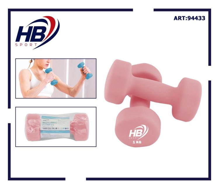 Set Supporto Espositore Portatile + Coppia Manubri Pesi Palestra Da 1Kg+2Kg+3Kg