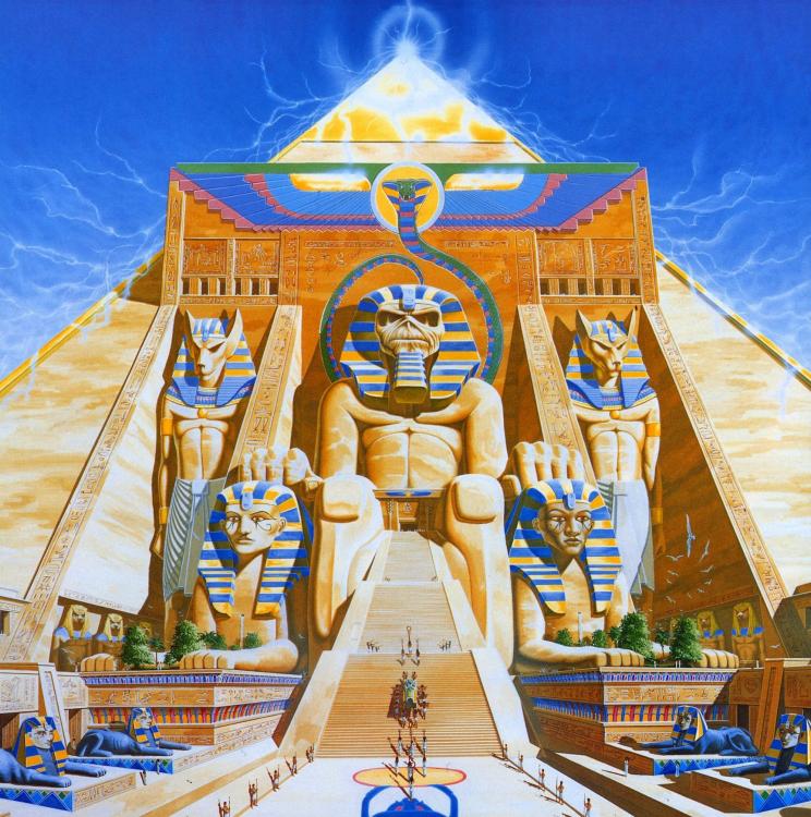 Funko Pop ! Rocks Albums Iron Maiden - Powerslave (16) Figure Vinyl Music Egypt