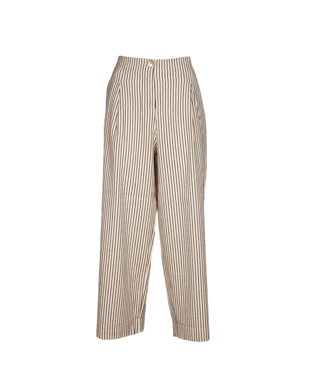 PANTALONE BEIGE E NERO