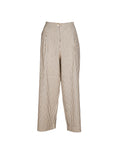 PANTALONE BEIGE E NERO