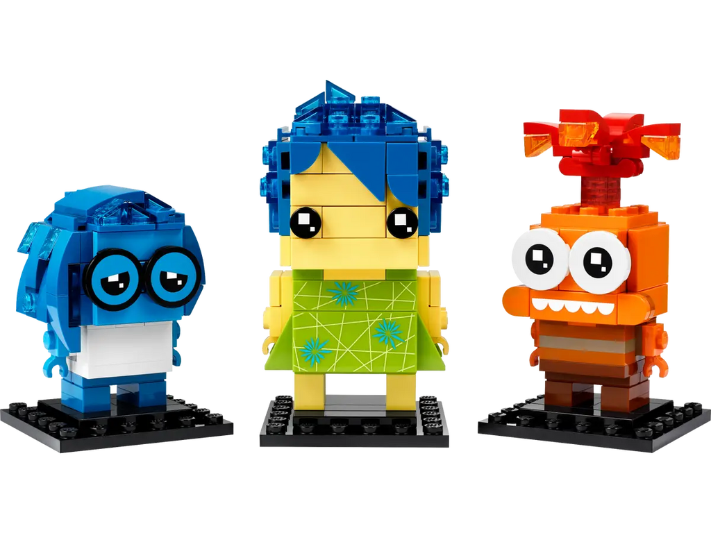 Lego - Brickheadz 40749 Disney - Inside Out 2 (Gioia, Tristezza e Ansia)