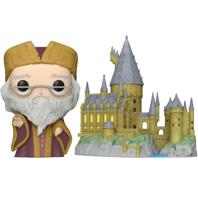 Funko Pop ! Town Harry Potter (27) Albus Dumbledore W/ Hogwarts Vinyl Figure