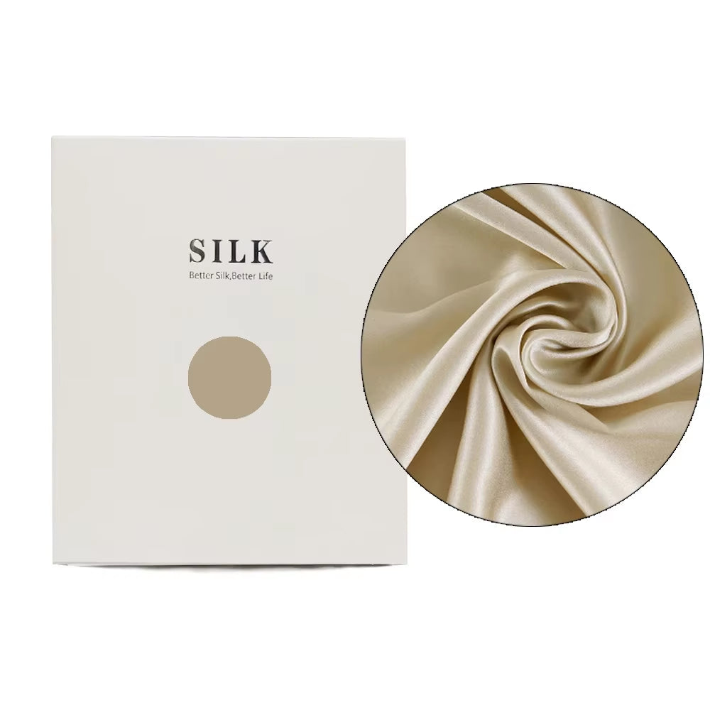 100% Natural Mulberry Silk Pillowcase with Hidden Zipper Double Sided Pure Silk Pillow Case Touch Soft &Cool Suitable for Summer