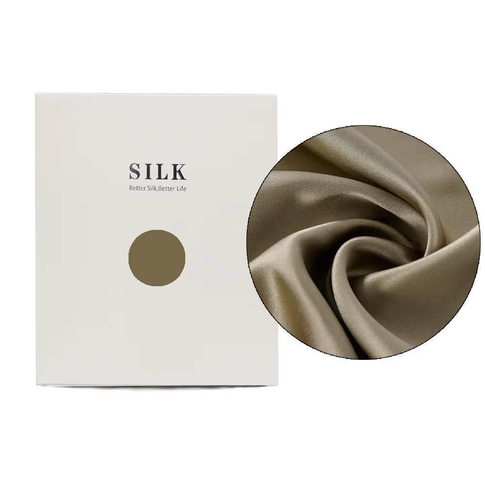 100% Natural Mulberry Silk Pillowcase with Hidden Zipper Double Sided Pure Silk Pillow Case Touch Soft &Cool Suitable for Summer