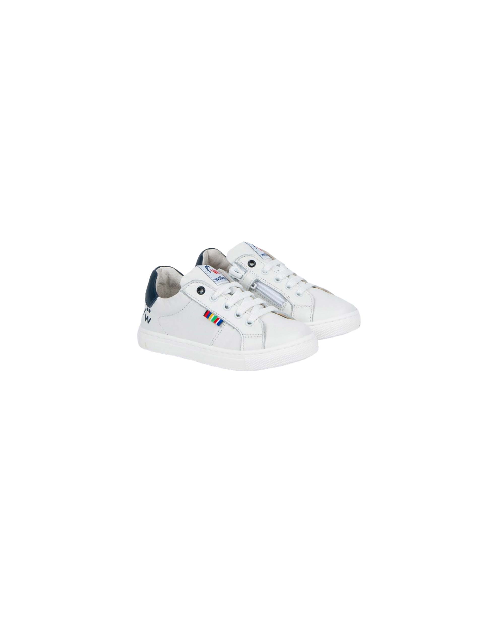 SNEAKERS BIANCHE E BLU