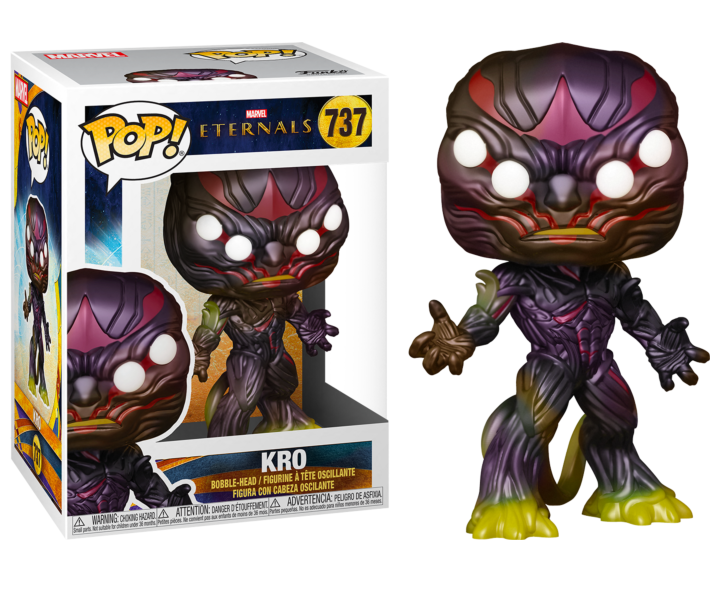 Funko Pop Marvel The Eternals 737 Kro Marvel Statua Action Figure Disponibile