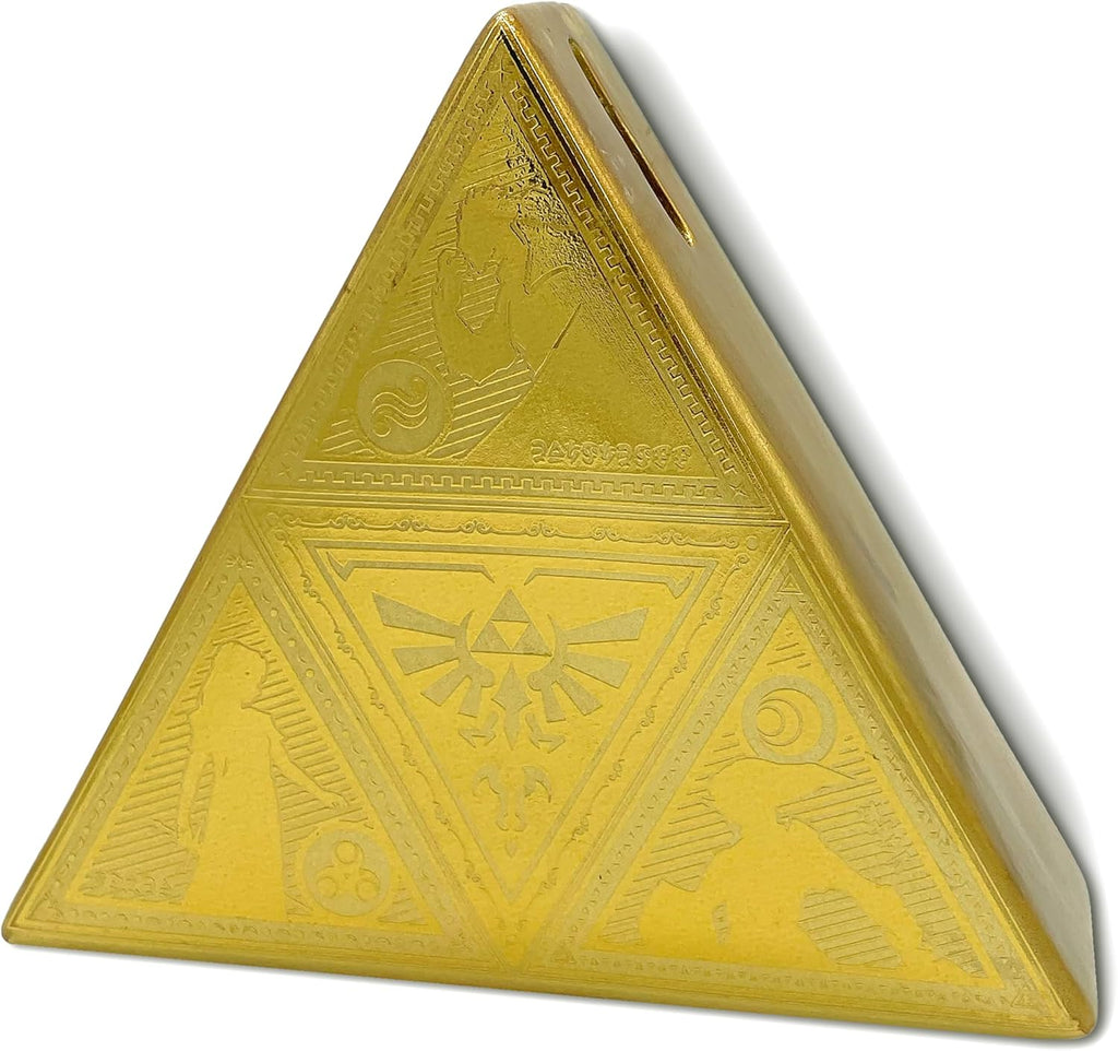 Paladone - The Legend Of Zelda Triforce - Salvadanaio A Forma Di Piramide 17,5 cm