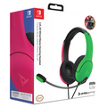 CUFFIE PDP NINTENDO SWITCH UFFICIALI CONTROLLER LVL40 WIRED HEADSET PINK/GREEN