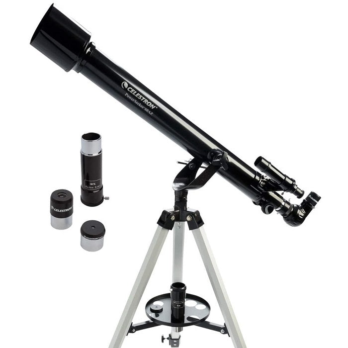CELESTRON TELESCOPIO POWERSEEKER 60AZ TERRESTRE  ASTRONOMICO RIFRATTORE COMPLETO