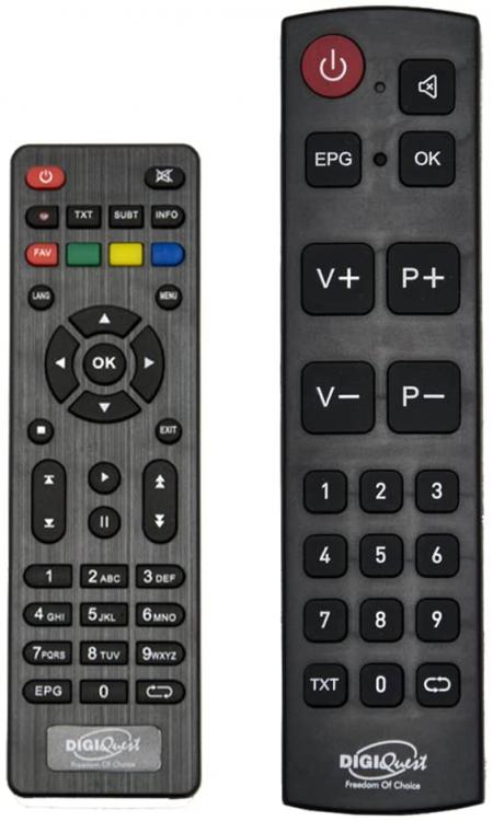 DIGIQUEST DECODER DIGITALE TERRESTRE G23 DVB-T2 HDMI USB FHD DOPPIO TELECOMANDO