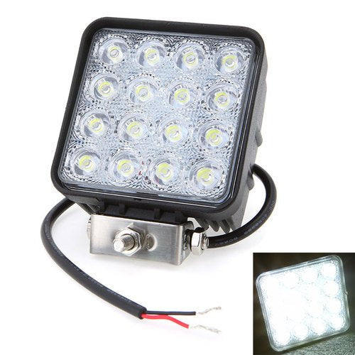 Faro 48W Led Luce Lampada Da Lavoro Faretto Auto Barca Camion Fuoristrada Suv