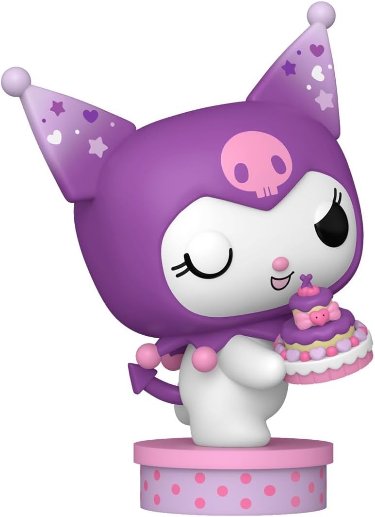 Funko Pop ! Animation - Hello KItty (108) Kuromi w/Cake Vinyl Figure 9cm