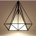 Lampadario Da Arredo Design Moderno Con Struttura Metallo Tessuto E27 Nero B20-N