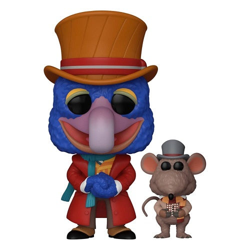 Funko Pop ! Disney The Muppet Christmas Carol - 1456 Charles Dickens W/Rizzo 9Cm