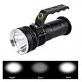 Torcia Cree Led T6 Ricaricabile 800 Lumen Tattica Sos Militare Strobo Portabile