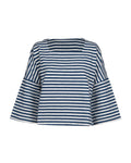 MAGLIA BIANCA E BLU