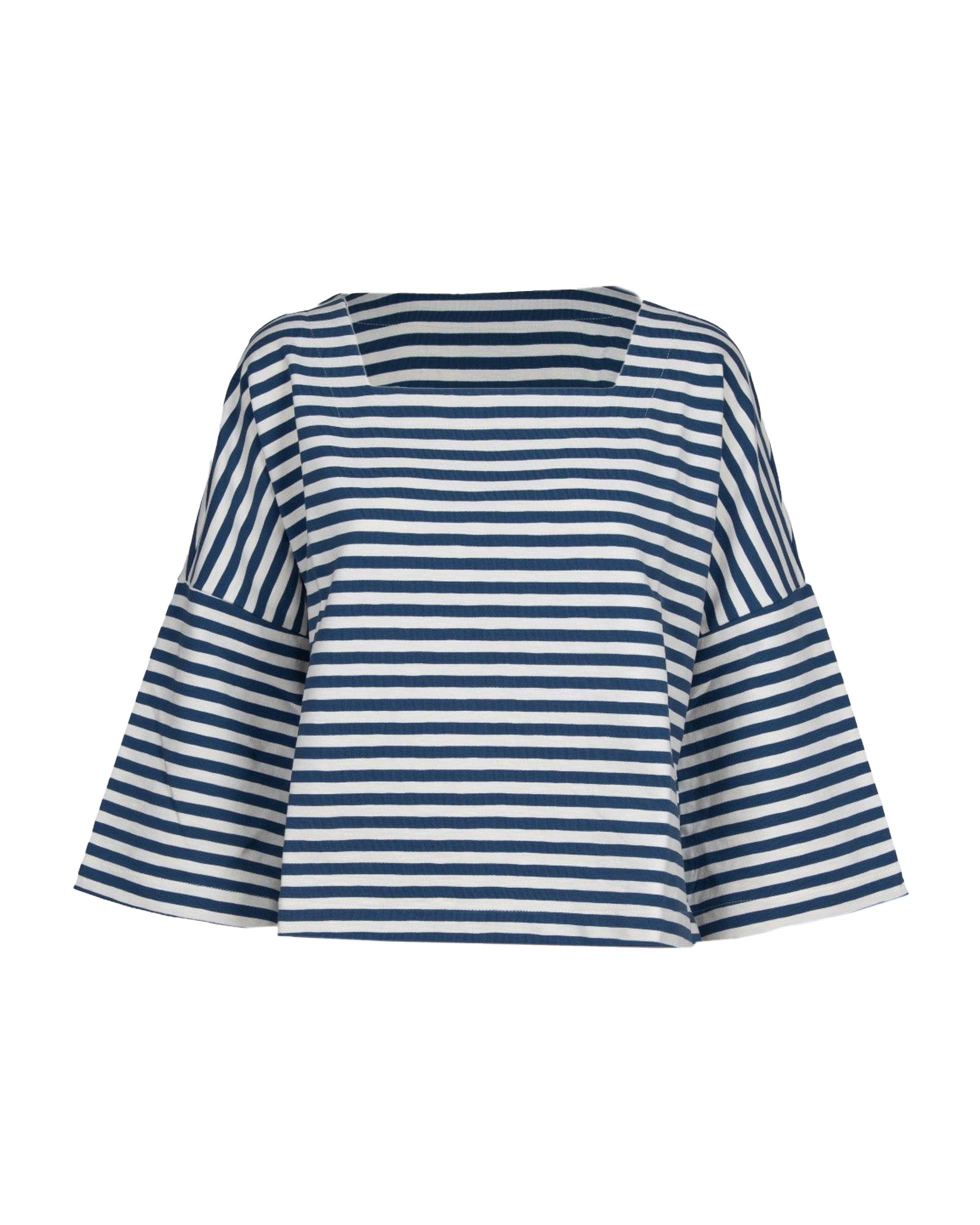 MAGLIA BIANCA E BLU