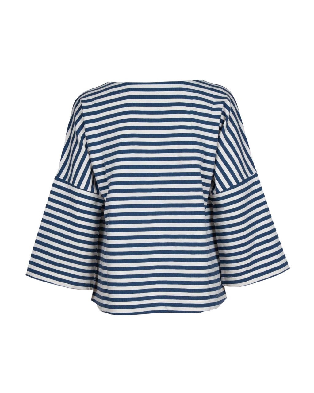 MAGLIA BIANCA E BLU