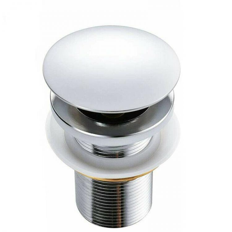 Piletta Di Scarico Click Clack Lavabo Bidet Lavello Pop-Up Tappo Pressione 98Mm