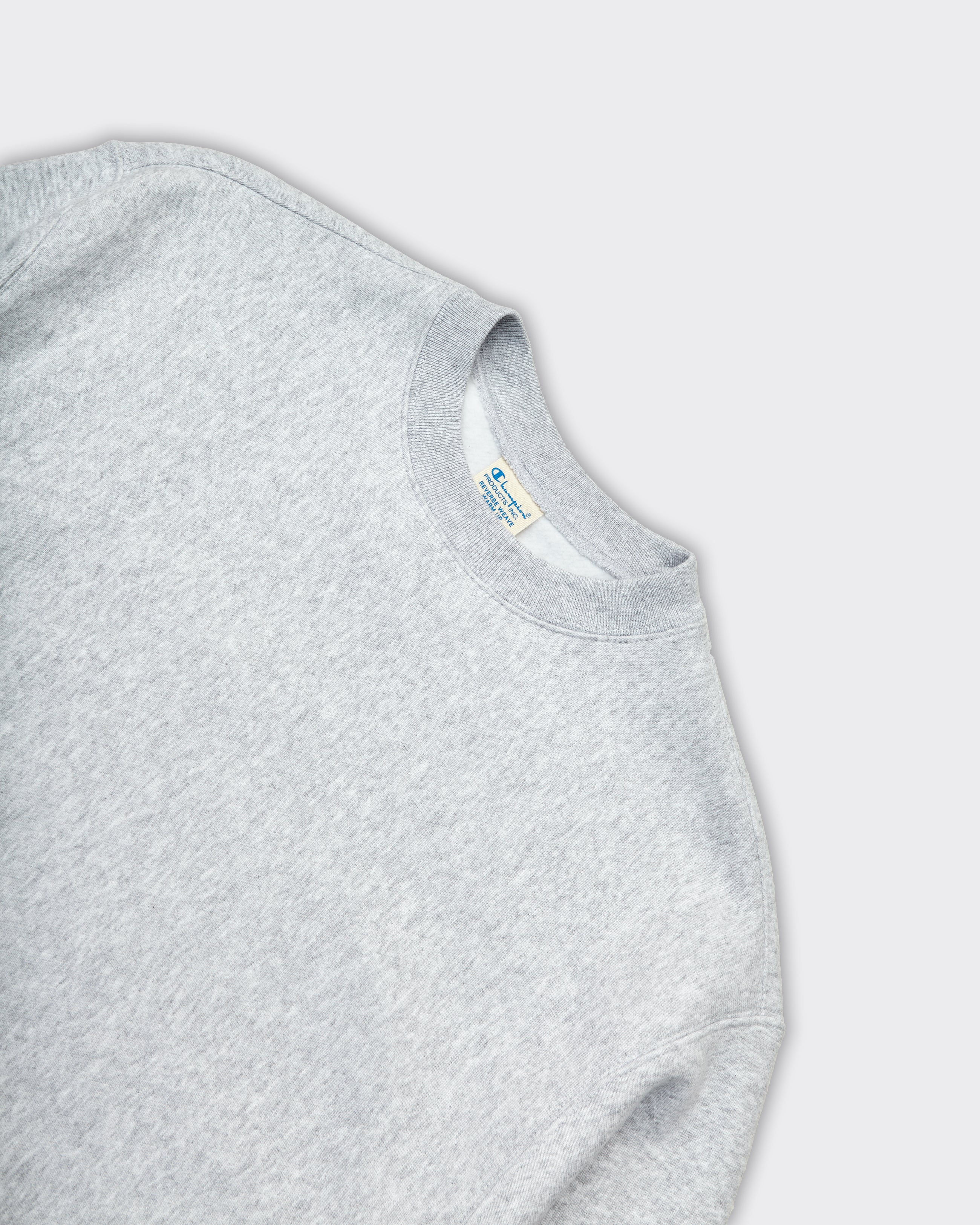 Crewneck Reverse Wave Grigia