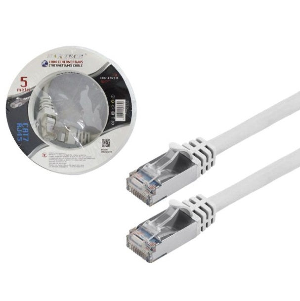 CAVO ETHERNET DI RETE LAN INTERNET RJ45 Cat7 5M METRI MODEM ROUTER INFORMATICA