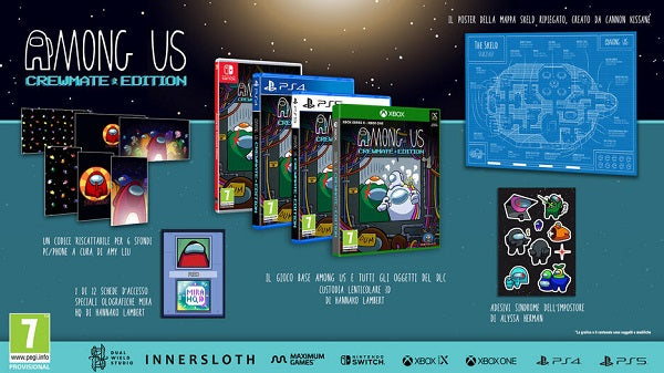 AMONG US CREWMATE EDITION NINTENDO SWITCH VIDEOGIOCO ITALIANO GIOCO NUOVO
