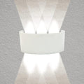 APPLIQUE PARETE LED BIANCO 18W LUCE NATURALE 4000K ESTERNO UP&DOWN IMPERMEABILE