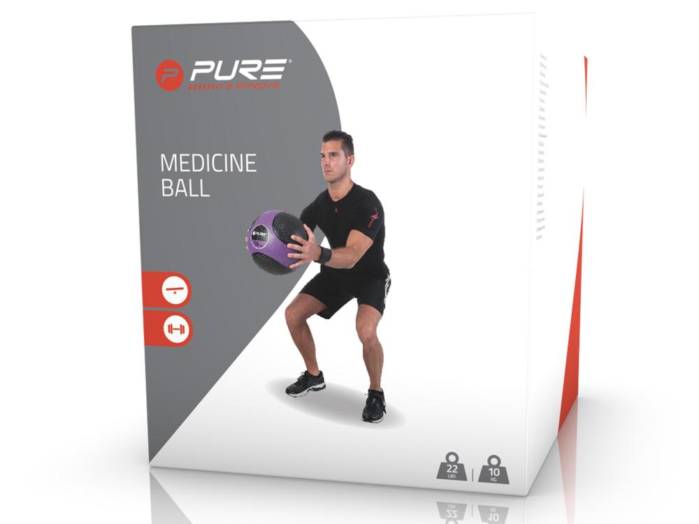 Pure 2Improve Palla Medica P2I201970 10kg Ø27cm - Medicine Ball Elite Strongman Powerlifting