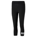 Puma pantalone sportivo da donna ESS 3/4 Logo Leggings 586828 01 black