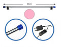 Barra Led Lampada Neon Per Acquario Impermeabile Immersione Luce ROSA 60CM