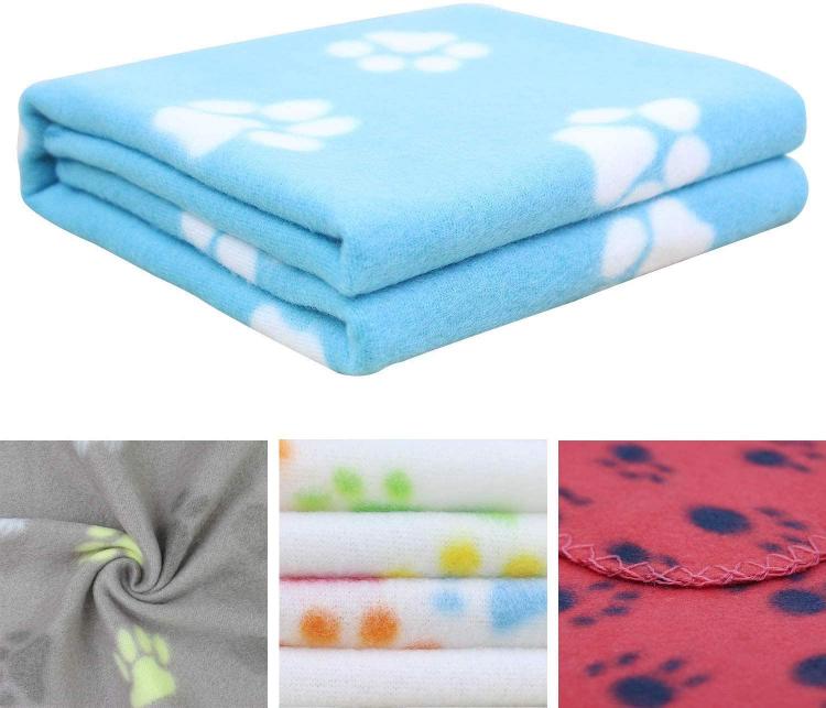 COPERTA PLAID IN PILE COPRIDIVANO ANIMALI COPRI SEDILE AUTO PER CANI GATTI 60X90