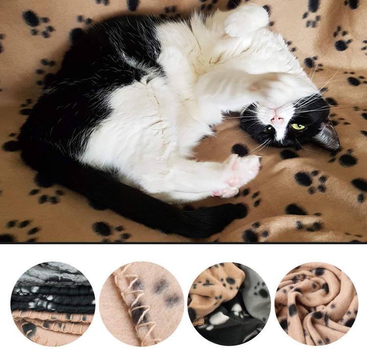 COPERTA PLAID IN PILE COPRIDIVANO ANIMALI COPRI SEDILE AUTO PER CANI GATTI 60X60