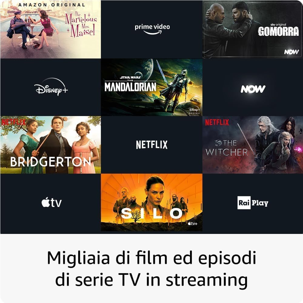 Amazon Fire Tv Stick 4K MAX (Wi-Fi 6E) Telecomando Vocale Alexa Android Dolby Vision