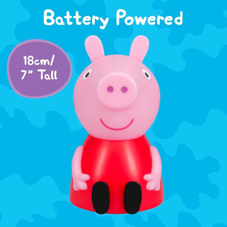Paladone - Lampada Led Da Tavolo (Peppa Pig Light) Con Suoni Luce Notturna 18Cm