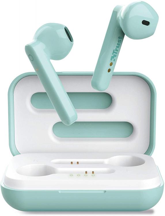 Trust Primo Touch Wireless Auricolari Bluetooth Senza Fili In-Ear Verde Wifi