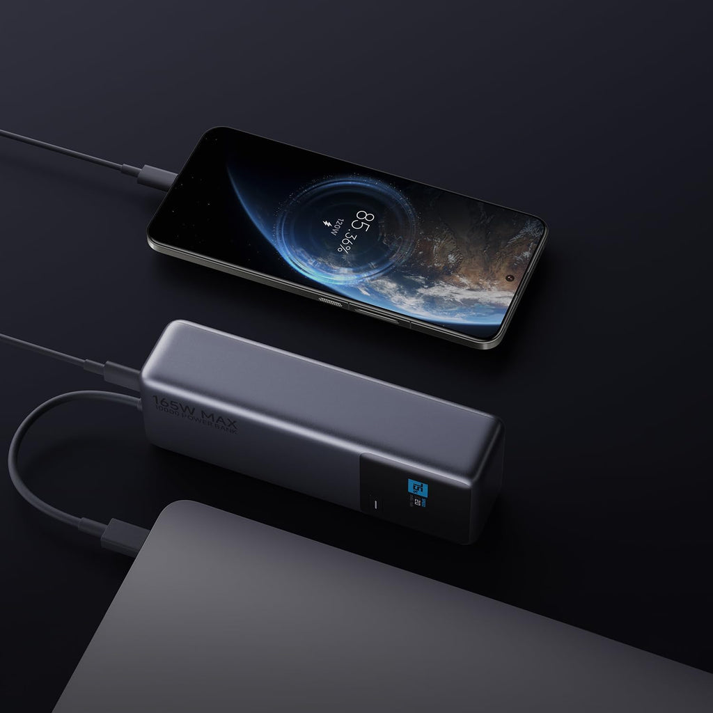 Xiaomi Mi Powerbank 22.5W 10000mAh Wireless Fast-Charge Display USB-C Black-Blue