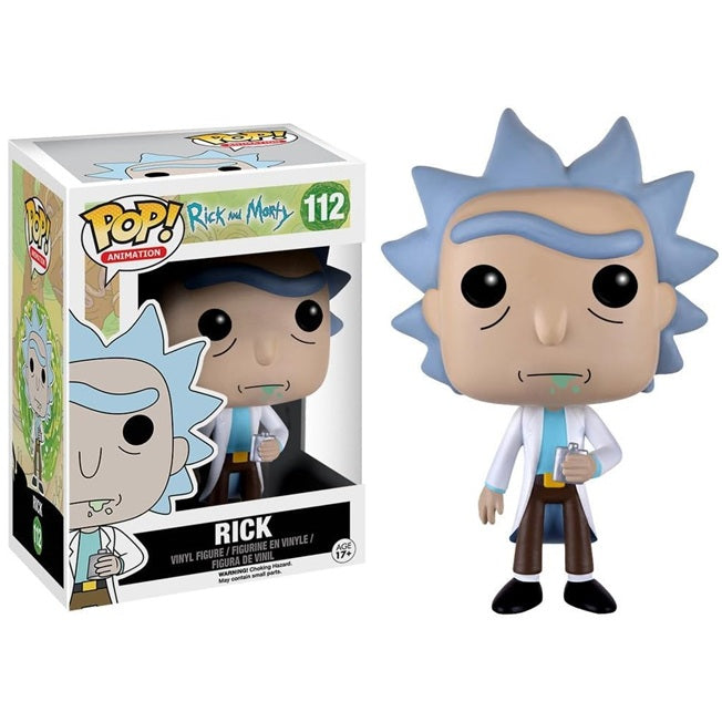 Funko Pop ! Animation Rick And Morty - (112) Rick Bobble Figure 9cm